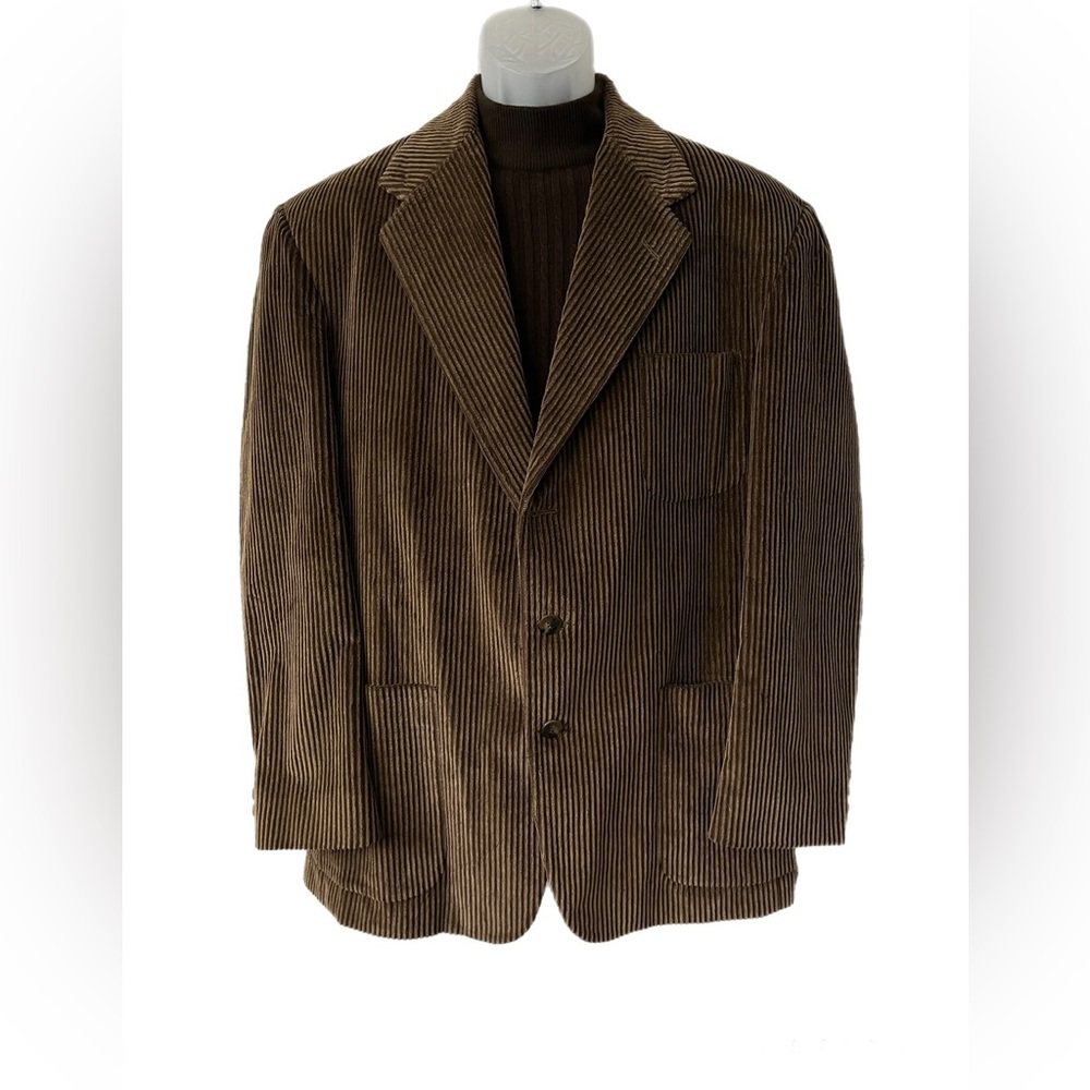 FINAL SALE‼️‼️ Haggar Men’s Brown Corduroy Sport Coat